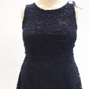 NWT Metaphor Women's Size 12 Navy Blue Dress